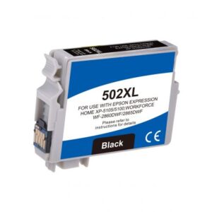 502XL Black Ink Cartridge (C13T02W14010) – High Capacity for Expression & WorkForce